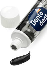 Annonce dentifrice  au charbon actif + La brosse a dents