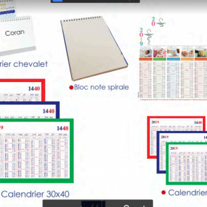 Annonce Calendrier