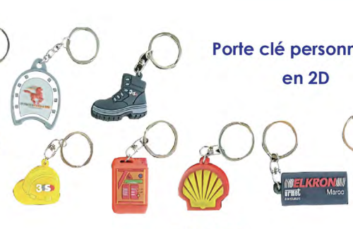 Annonce: PORTE CLÉS EN 2D PUBLICITAIRE