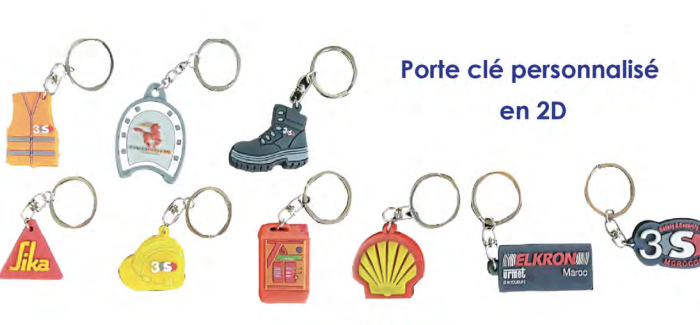 Image annonce: PORTE CLÉS EN 2D PUBLICITAIRE