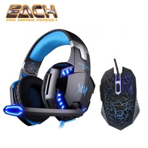 Annonce Casque stéréo Gaming + Souris Gaming optique usb