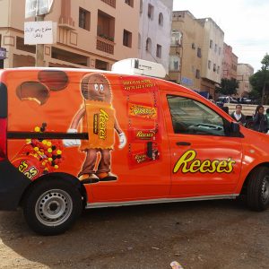 Annonce Habillage voiture publicitaire, marquage voiture