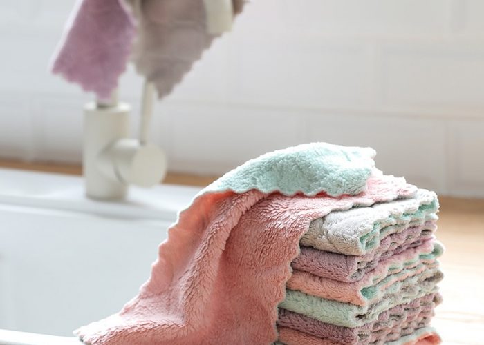 Image annonce: Tissu super absorbant microfibre cuisine plat chiffon ménage nettoyage serviette
