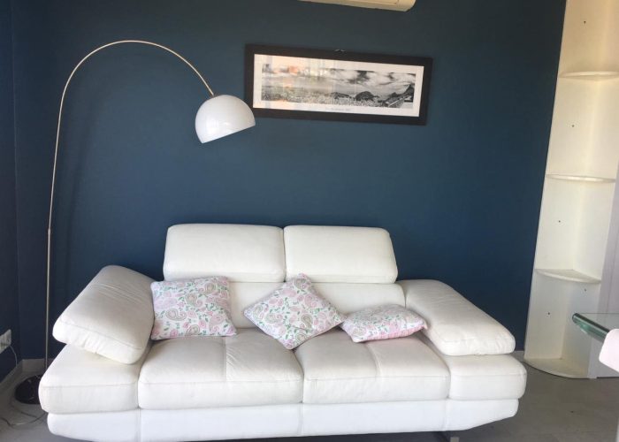Image annonce: Canape cuir blanc