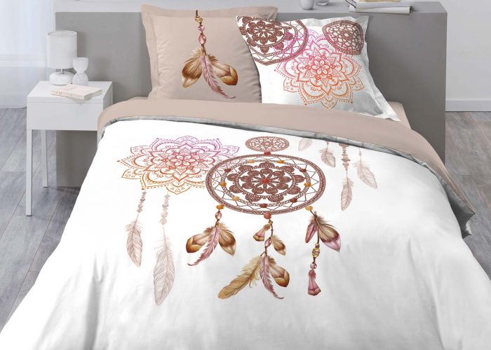 Image annonce: Housse de couette et deux taies coton 240 x 220cm
