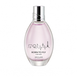 Annonce parfum born to fly d'oriflame
