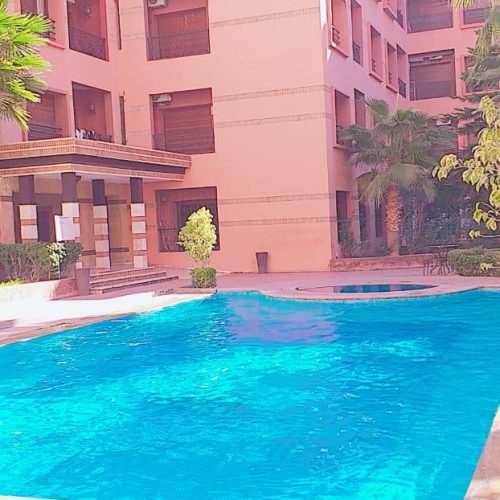 Annonce: Magnifique appartement a lhivernage geuliz avec piscine pour une laungue durée