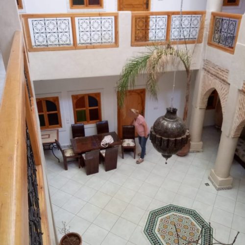 Annonce: à vendre Magnifique Riad Superficie 161 titré situé ä Kasbah Marrakech