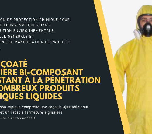Annonce: combinaison de protection chimique