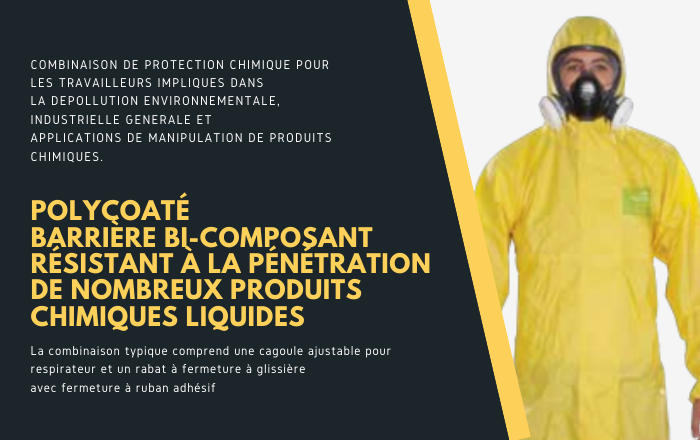 Image annonce: Combinaison de protection chimique