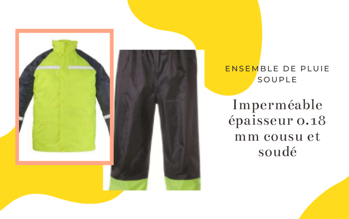 Image annonce: Matière polyamide enduit PVC souple, Imperméable épaisseur 0.18 mm cousu et soudé