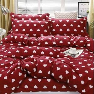 Annonce Housse de couette et deux taies coton 240 x 220 cm