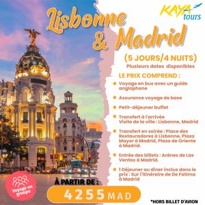 Annonce Lisbonne & Madrid