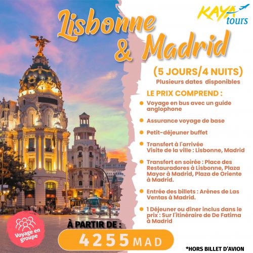 Annonce: Lisbonne & Madrid