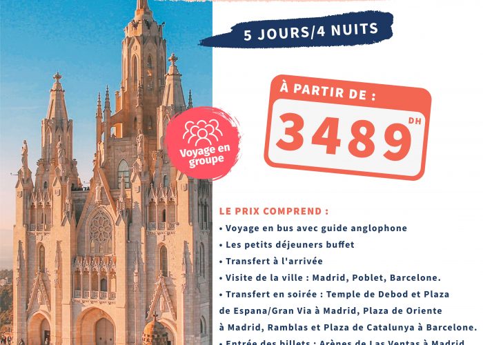 Image annonce: MADRID & BARCELONA ( Zaragoza – Poblet – Montserrat )