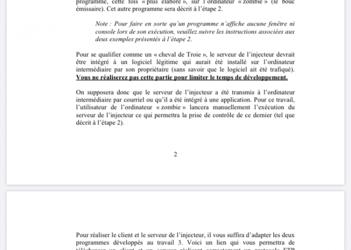 Image Demande de devis: Finaliser mini projet pour la ligue soccer