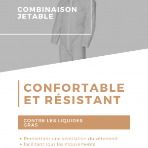 Annonce Combinaison jetables