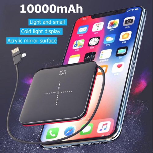 Annonce: Power Bank Portable Sans fil Wireless Afficheur Led 10 000 mAh