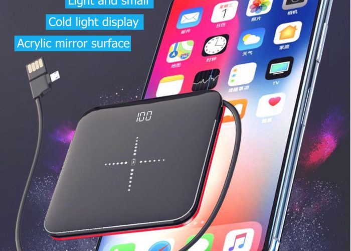 Image annonce: Power Bank Portable Sans fil Wireless Afficheur Led 10 000 mAh