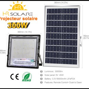 Annonce Projecteurs solaires 300W