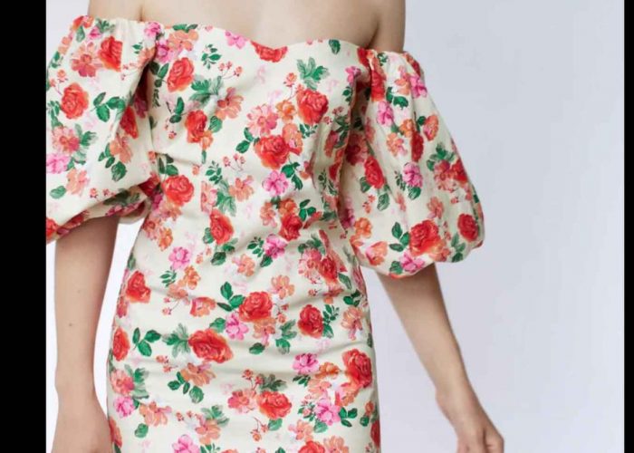 Image annonce: Robe fleurie marque ZARA taille S
