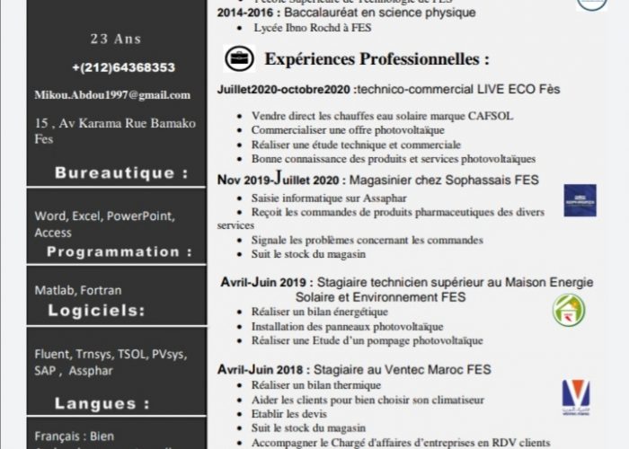 Image annonce: Demande d’emploi