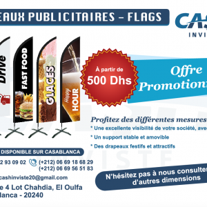 Annonce Flags Publicitaires Personnalisés