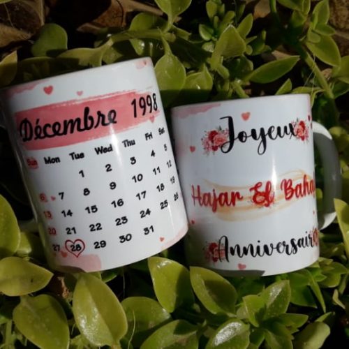 Annonce: Mug blanc  Personnalisé avec photo et image