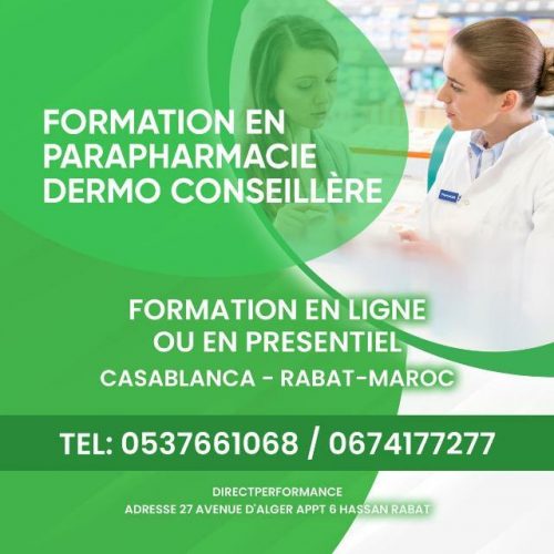 Annonce: Formation parapharmacie dermo conseillère