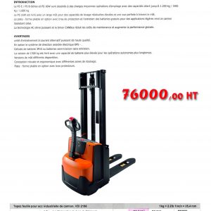 Annonce gerbeur electrique