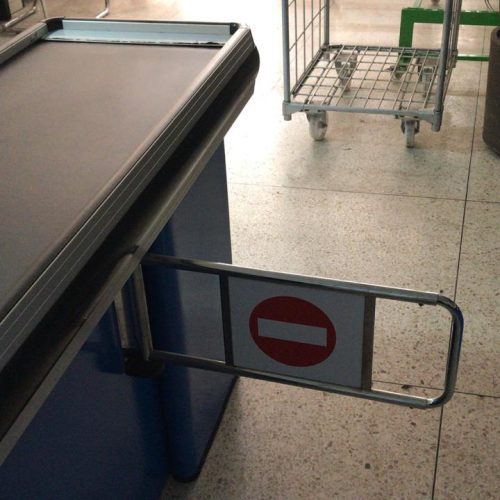 Annonce: Sortie de caisse tapis roulante