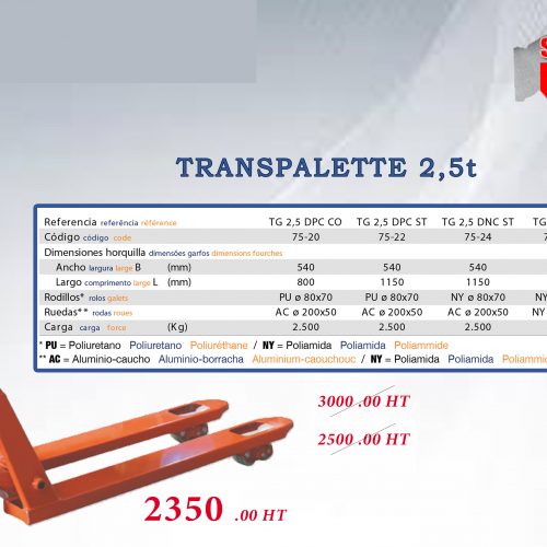 Annonce: Transpalette
