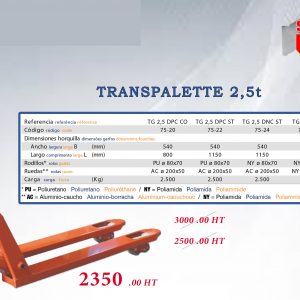 Annonce transpalette