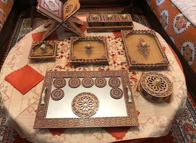 Image annonce: أواني فاخرة لتزيين المائدة