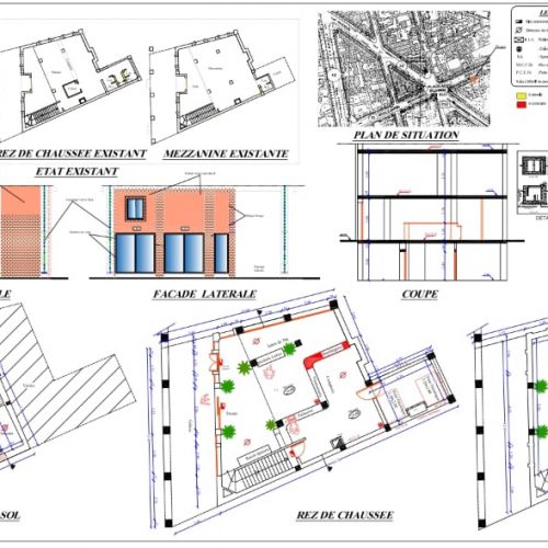 Annonce: Magasin à louer à gueliz 2 façades
