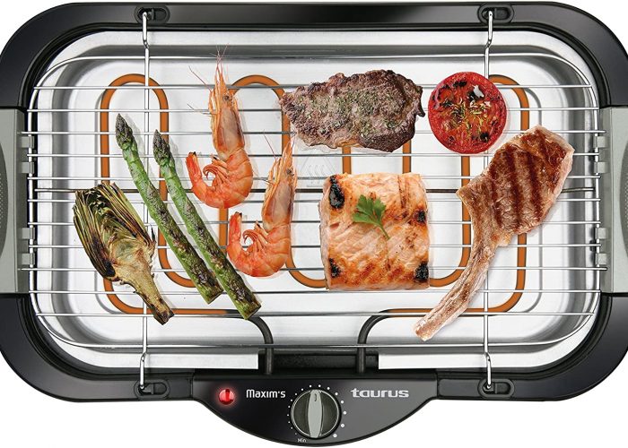 Image annonce: Barbecue électrique 2000W Avec Grande Surface De Cuisson 42x22cm
