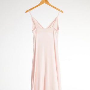 Annonce Chemise De Nuit à Bretelles Rose En Viscose (Taille : XS / S / M / L / XL / 2XL)