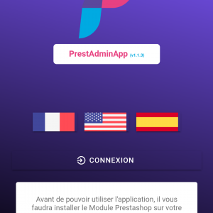Annonce Application mobile pour la gestion de boutique en ligne Prestashop