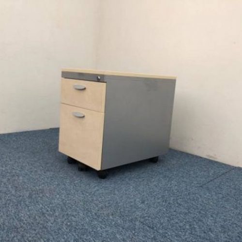 Annonce: Caisson à roulette bureau finition bois Haworth