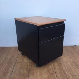 Annonce Caisson bas à roulette noir