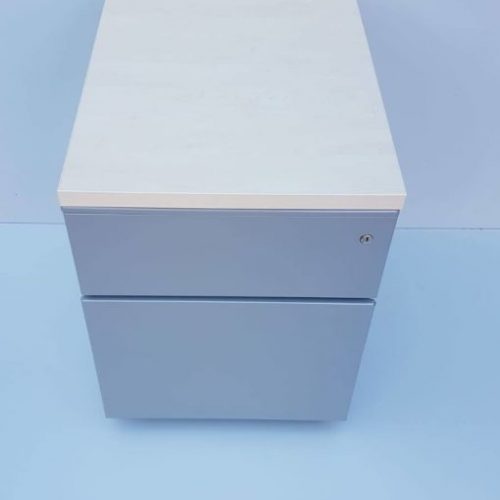 Annonce: Caisson gris 2 tiroirs pro pour bureau