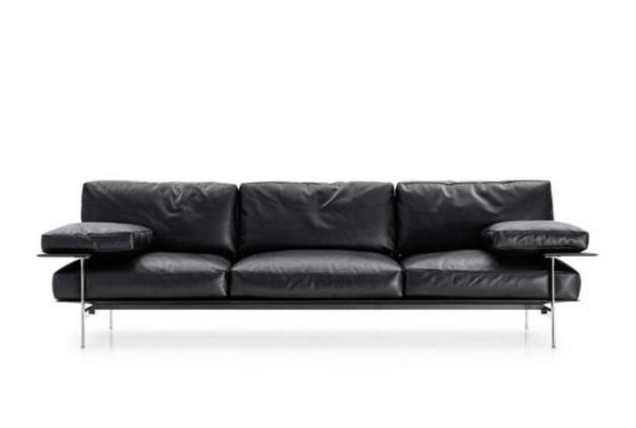 Image annonce: Canapé design Diesis en cuir Antonio Citerrio B&B italia