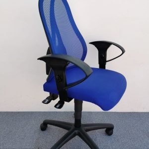Annonce Chaise à Roulette bleu promo accoudoir réglable