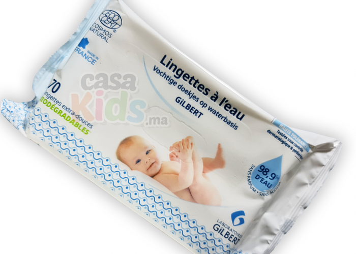 Image annonce: Lingettes à l’eau 70 pcs- Gilbert