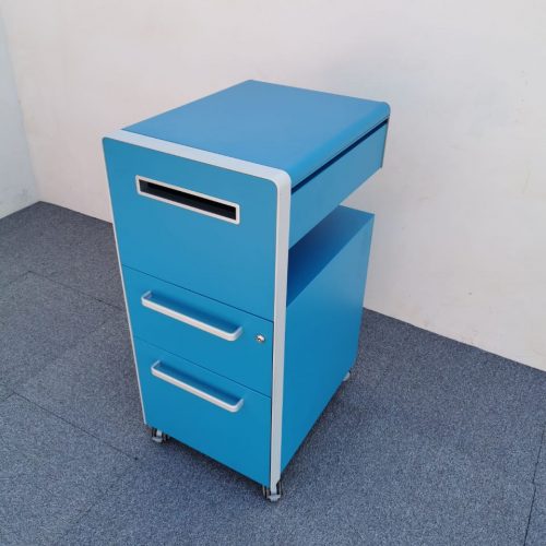 Annonce: Meuble caisson de rangement Bisley mobile bleu