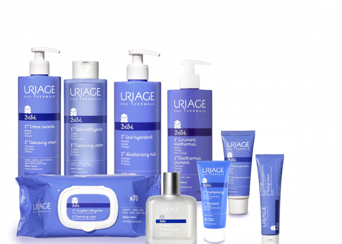 Image annonce: Pack de soins NAISSANCE + Sac offert – URIAGE + Baignoire gonflable 86 x 86 x 25 cm