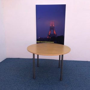 Annonce Table ronde 4 pieds Kinnarps Origo 110cm
