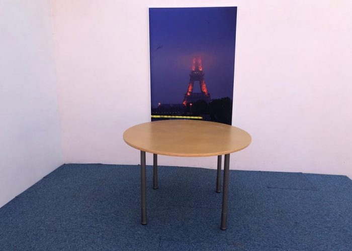 Image annonce: Table ronde 4 pieds Kinnarps Origo 110cm