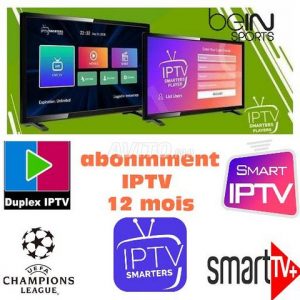Annonce 12  mois d'abonnement ip tv