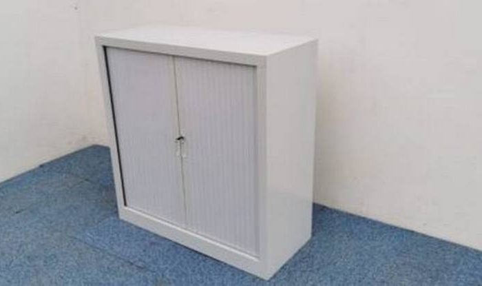 Image annonce: Armoire basse blanche 100x100cm